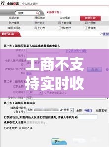 工商不支持实时收款吗,中国工商银行不支持转账
