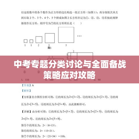 中考专题分类讨论与全面备战策略应对攻略